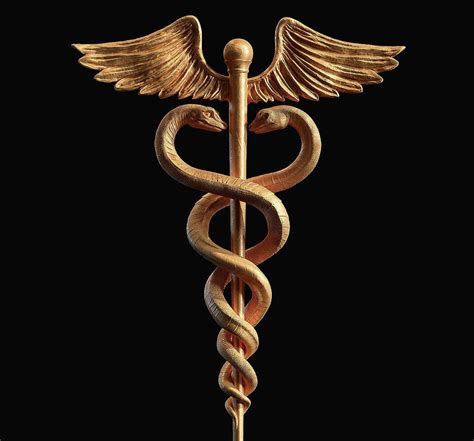 caduceus of Hermes serpent